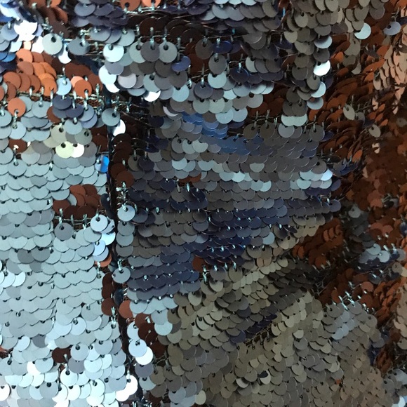 SPARKLY Teal Strapless Cocktail Dress - Picture 3 of 3